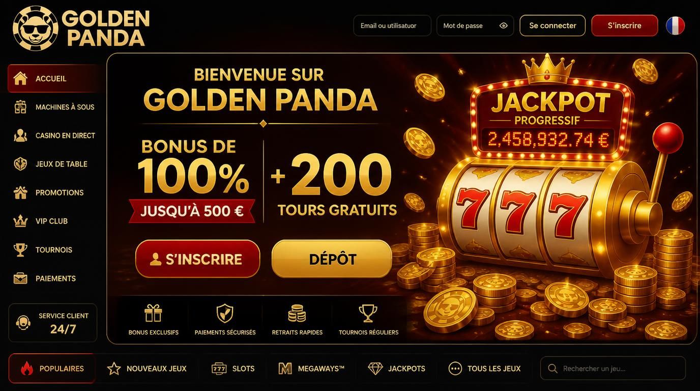 Image montrant le bonus de bienvenue généreux avec tours gratuits et jackpot progressif